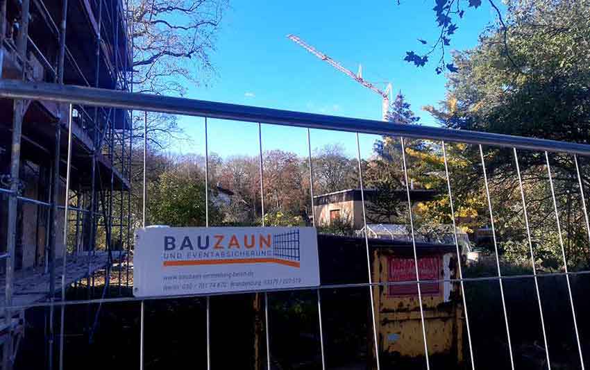 Baustellensicherung für Leipziger Stadtvilla